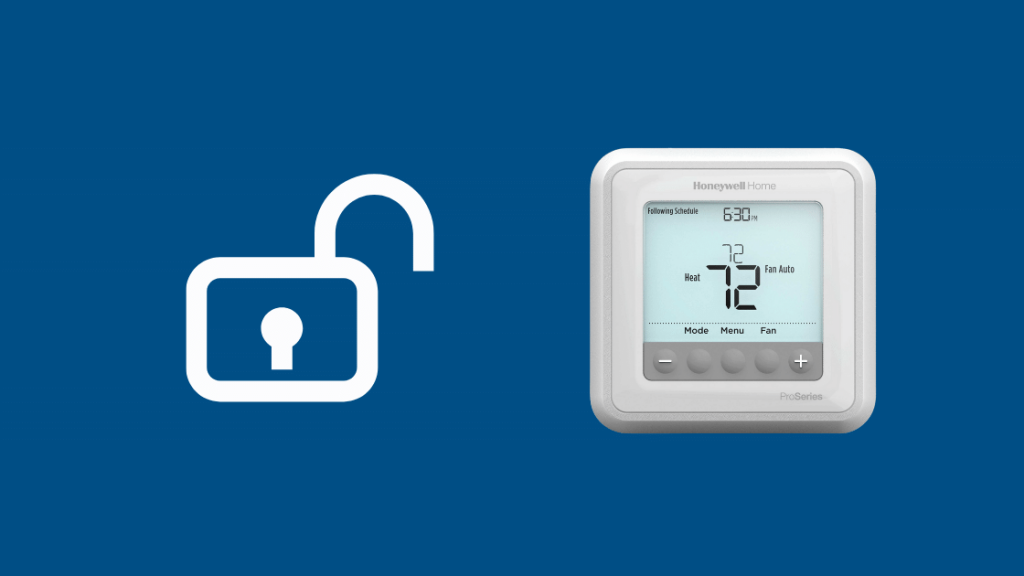 How to Unlock Honeywell ProSeries Thermostat